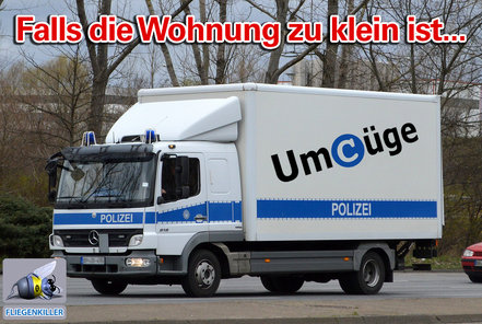 politischer Poster von Czeslaw Gorski - polizei umzuege